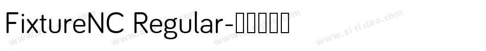 FixtureNC Regular字体转换